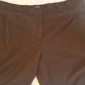 Avenue wide leg dress pants